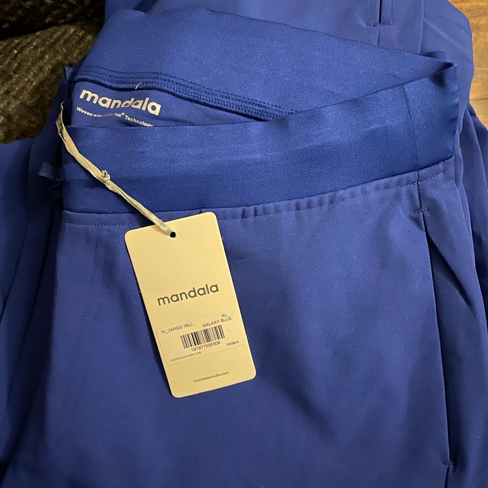 Mandala Royal Blue scrubs pants